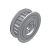 TPH_S5M,TPKH_S5M,TPBH_S5M,TPNH_S5M - Keyless  Timing Pulleys - S5M Type With Centering Function